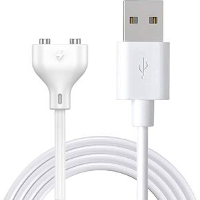 Magnetic USB DC Charger Cable 2.7ft Replacement Charging Cord for Rechargeable Toys Massagers Electric Toothbrush (6MM)