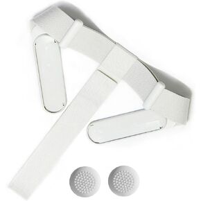 Replacement Head Strap for Oculus Quest 2 Headset, Headstrap for Meta Quest 2 PC Virtual Reality Headsets VR Accesories with 1 Pair Thumb Grip Caps