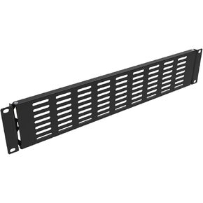 2U Hinged Blank Rack Mount Panel Spacer with Venting for 19 inches Network Cabinet or Server Rack Enclosure (2UVBP)