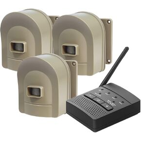 1/2 Mile Hosmart Driveway Alarm Wireless Sensor System & Driveway Sensor Alert System Weatherproof Security Outdoor Motion Sensor & Detector Visit The H HOSMART Store