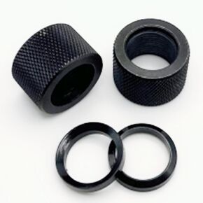 Thread Protector 5/8 * 24 for .308 LR308, with Crush Washer, Steel, 8 Pack