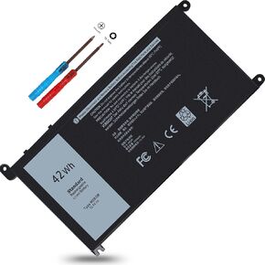 42Wh WDX0R WDXOR Battery Compatible with Dell Inspiron 13 15 17 7000 5000 Series 15-7579 13-7378 7368 7569 7460 7560 7570 5368 5378 5379 5565 5567 5568 5578 5765 5767 5770,Y3F7Y FC92N CYMGM 3CRH3 P58F