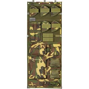 Gun Safe Door Organizer - Gun Safe Door Panel Organizer w/Removable Pistol Holders Mag Pouch - Gun Safe Accessories Storage - Gun Holder - Adjustable Width Door Panel for 18.5 to 23 inch (18W*46.5H)