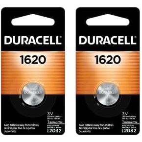 Duracell 1620 3V Lithium Battery, 1 Count Pack, Lithium Coin Battery for Medical and Fitness Devices, Watches, and more, CR Lithium 3 Volt Cell