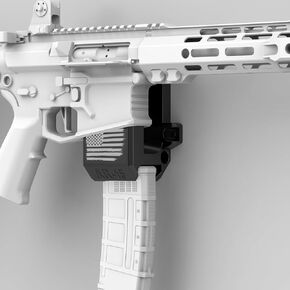 AR15 Wall Mount, 300Lbs of Tension Bearing, PA Material Wall Mount and Display, Rifle Display, Household Gun Safe Wall Rack