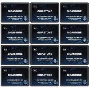 Gigastone SATA SSD 256GB (5-Pack) 2.5 inch SSD 510MB/s Upgrade Laptop PC Memory and Storage PS4 HDD Replacement 2.5" Internal Solid State Hard Drives SATA III SLC Cache 3D NAND Game Pro Performance