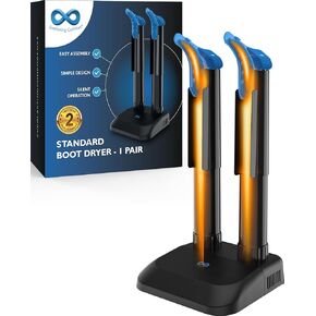 Everlasting Comfort ® Heavy Duty Boot Dryer and Deodorizer - Hybrid Forced Air Speed Drying System Dries Shoes, Gloves, Hats Overnight and Ready by Morning - Whisper Quiet Boot Dryer for Work Boots
