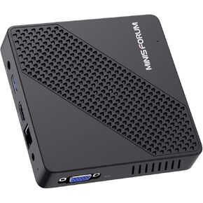 N40 Mini PC بدون مروحة Celeron N4020، حتى 2.8 جيجا هرتز مع 4 جيجا DDR4/64 جيجا بايت ذاكرة الوصول العشوائي eMMC كمبيوتر مكتبي صغير، يدعم 4K UHD، منفذ VGA، 2.4 جيجا/5.8 جيجا واي فاي وBT4.2، 3 منافذ USB3.0، فتحة بطاقة SD 1x لمنزل الأعمال مكتب