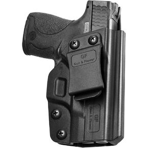 M&P Shield 9mm Holster, IWB Polymer Concealed Carry M&P Shield Holster for M&P Shield .40 3.1''|Smith and Wesson MP Shield 9mm Holster|Adj.Cant&Retention | Fiber-Reinforced Polymer & Kydex Available
