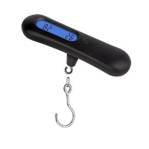 Archery Bow Scale 50 kgs/110 lbs Recurve Portable Bow Poundage Scale Digital Bow Scale kg/lb Hunting Scale with LCD Backlit Display
