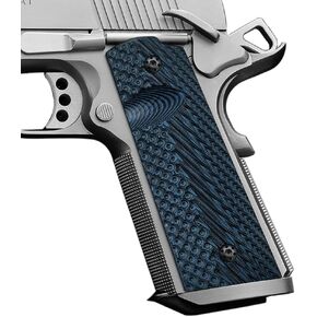 Cool Hand 1911 G10 Grips, Black Screws Included, Most Full Size Government Commander 1911 Pistol, Magwell Cut, Ambi Safety Cut, Mag Release, OPS Texture