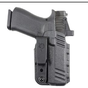 DeSantis Slim-Tuk Holster, Black, FITS: 43 43X, 43X MOS W/ RED DOT SIGHT, 43X MOS W/OUT RED DOT SIGHT