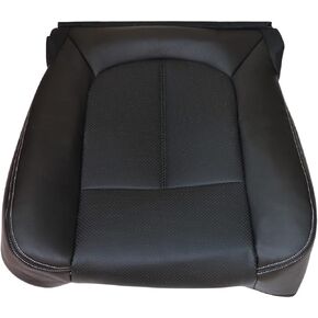 Tan Leather Driver Side Bottom Replacement Seat Cover Compatible with Ford F150 F250 F350 F450 F550 Lariat 2011 2012 2013 2014 2015 2016