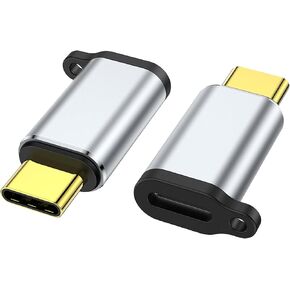 USB C to Lightning Adapter, Lightning Female to USB C Male Adapter, PD Fast Charging and Data Transfer, Suitable for iPhone 15/15 Plus/15 Pro/15 Pro Max, iPad Air, Other Type C Devices, 2pack，Black in Kuwait