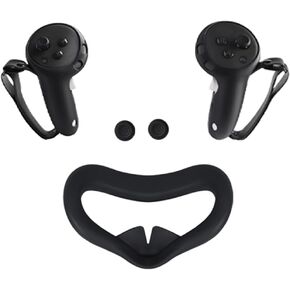 Controller Grips for Meta Quest 3S+ Silicone Case for Quest 3s,Non-Slip Thumbstick Covers -VR Accessory Sets