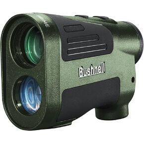 Bushnell Prime 1500 Hunting Laser Rangefinder 6x24mm - Bow & Rifle Modes, BDC Readings, Crystal Clear Optic Protected by Exo Barrier