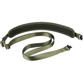 Two Points Sling with Tri-Lock Swivel, 1" Wide Tube Webbing Sling with Fast Adjustable Loop, Traditional Sling with 11mm Thick 2.17" Wide Fixed Shoulder Pad, Non-Slip Strap