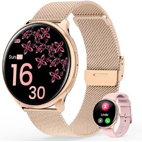 Smart Watches for Women Android & iPhone, 1.39'' Fitness Watch with Heart Rate/Sleep/SpO2/Blood Pressure Monitor/Female Cycle, Smart Watch 113+ Sports Tracker Womens Watch