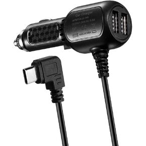 Dash Cam Type C Power Cable Adapter Compatible for Vantrue N5 /N4 Pro /N2S /E1 Lite /E2 /E3 /S2-3CH,REDTIGER F7N /F7NP,WOLFBOXG840S G850 Dash Cam(USB-C Port)