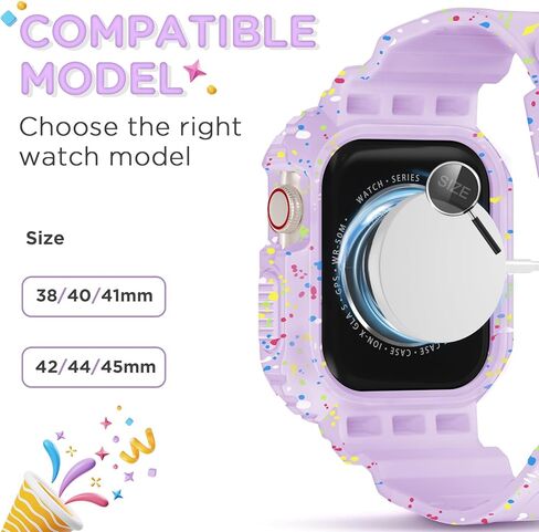 DABAOZA 5 Packs Compatible for Clear Apple Watch Band 46mm 45mm 44mm 42mm 41mm 40mm 38mm 49mm, Jelly Crystal Women Men Watch TPU Strap for iWatch Series 10 9 8 7 6 / SE 5 4 3 2 1 Ultra in Kuwait