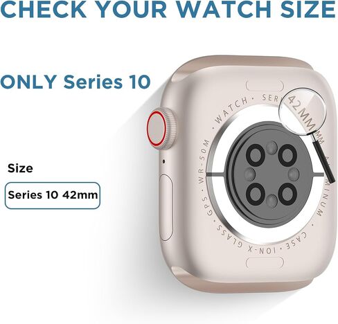 DABAOZA 5 Packs Clear Crystal Neon Bands Compatible Apple Watch 45/44mm in Kuwait