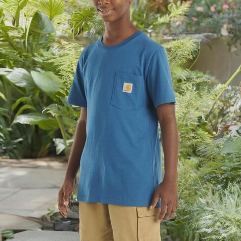 تي شيرت Carhartt للأولاد بأكمام قصيرة وجيب in Saudi Arabia