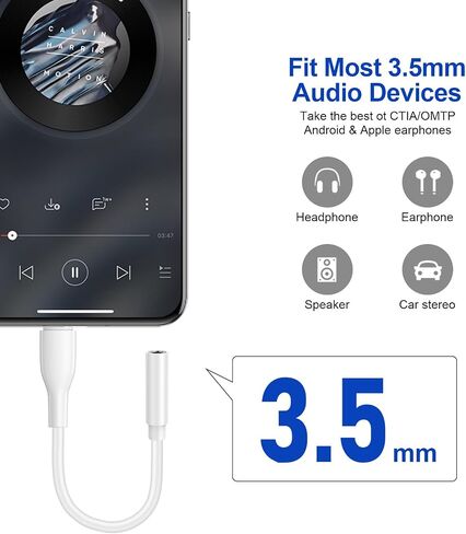 محول سماعة رأس USB C إلى 3.5 مم لـ Google Pixel 9 Pro XL Fold 8A 7A 6A 5A، 2 حزمة محول صوت من النوع C جاك Aux سلك لهاتف Samsung Galaxy A14 A15 A16 A54 A55 A53 S24 FE Ultra S23 S22 Plus in Saudi Arabia