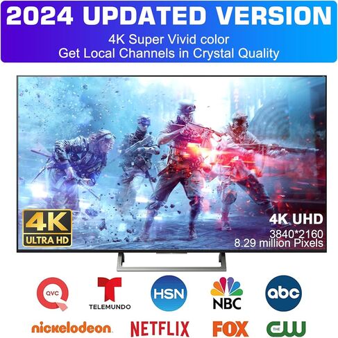 TV Antenna-TV Antenna Indoor,TV Antenna for Local Channels, Strong Magnetic Base Indoor TV Antenna for Easy Installation HD Antenna for TV Indoor 4k 1080P Channels-10ft Long Cables -TV Antenna in Kuwait