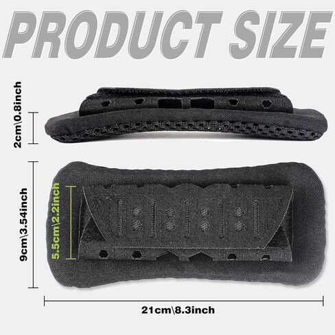 NewBEP Tactical Vest Shoulder Strap - Soft Mesh Shoulder Strap Pads, Backpack Strap Cushion Pads for Bag Strap Comfort in Saudi Arabia