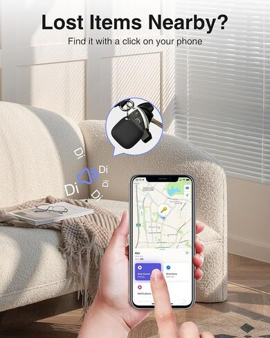 أجهزة تعقب مكتشف المفاتيح - مكتشف عناصر بلوتوث مع صوت، عبوتان متوافقتان مع Apple Find My (iOS فقط)، علامة تعقب GPS للسيارة|المحافظ|الأمتعة|الحقائب، محدد موقع الهاتف، بطارية قابلة للاستبدال in Saudi Arabia