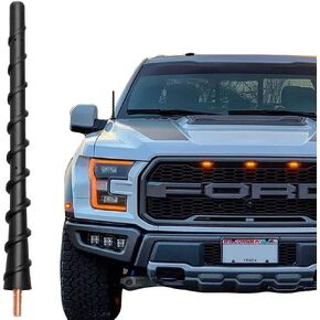 KSaAuto Short Antenna for Ford F150 F-150 Dodge Ram 1500 2009-2024, 7 Inch Ford F250 F350 Antenna Replacement Upgrade Car Radio Reception, Ford F150 Accessories, Truck Dodge Ram 1500 Accessories