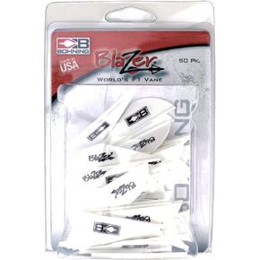 BOHNING Blazer Vane, 50 Pack, white