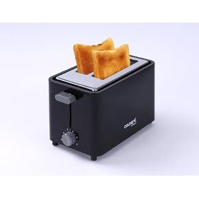 Courant 2-Slice Toaster Cool Touch with Extra Wide Slots For Bread, Bagels & Waffle with 6 Adjustable Shade Settings, Crumb Tray & Cancel Function Extra-Lift Feature, compact Design – Black