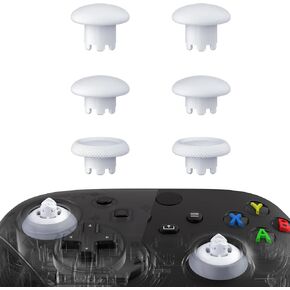eXtremeRate EDGE Sticks Interchangeable Thumbsticks for Xbox Core Controller, Blue Swappable Analog Stick Joystick for Xbox One S/X, Xbox Elite V1 Controller, for Nintendo Switch Pro Controller