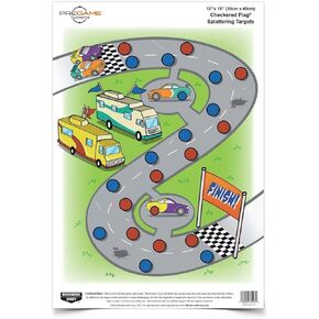 BIRCHWOOD CASEY Pregame 12" x 18" Game Shooting Targets - Highly Visible Instant Splattering Targets - for Use with All Guns & Calibers