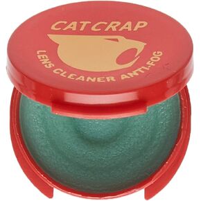 EK USA, Cat Crap, Anti-Fog Lens Cleaner Balm, Safe on All Lenses, Eyeglasses, Goggles, and Camera Lenses - 0.5 Ounce