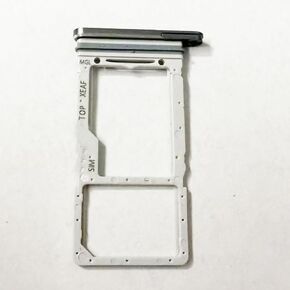 for Samsung Galaxy S9 Fe Plus Tablet Card Tray SD Sim Card Holder Container Replacement Part (Black)