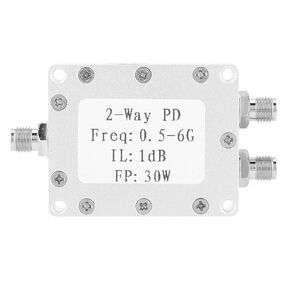 Power Splitter 2-Way Power Divider 0.5-6GHz 30W Power Splitter Module Low Loss