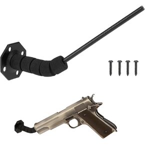 90/45 Degree Handgun Storage Concealed Hanger Pistol Gun Holder Rack for Indoor Storage Display,Wall and Multi Surfaces Mounted