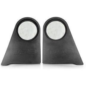 DS18 JSUB12-LR Wrangler Left and Right Subwoofer Box for JK & JKU 2007-2017, Light Weight and Strong Material, Mounting Bracket and Hardware Included