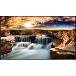 Black Diamond 120 inch ALR Projector Screen 16:9 4K/8K 3D UHD, Fixed Frame Grey Projection Screen Wall Mount 0.39 inch Ultra Narrow Bezel for Standard Projectors