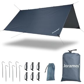 Hammock Rain Fly 10×10FT - Waterproof Camping Tarp Portable Tent Tarp Premium Backpacking Tarp Sheleter with UV Protection Layer for Camping Hiking Outdoor(OdGrreen)