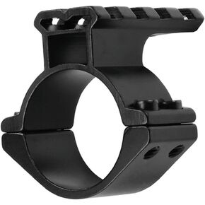 MIZUGIWA 1inch /30mm Scope Rings Adapter Mount with Picatinny/Weaver Top Rail for Backup/Second Flashlight Laser