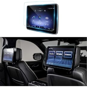 Suburban Screen Protector for 2021 2022 2023 Chevy Tahoe Suburban& GMC Yukon Denali 12.6" Tempered Glass Rear-Seat DVD TV Touchscreen Protector HD Clear