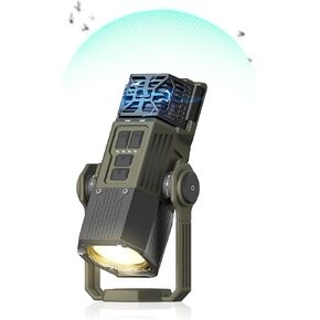 EVO Repeller Mosquito Repeller Rechargeable Repellent 329°F Heating with 3000LM Ultra Bright Camping Lantern 30ft Protection Zone for Outdoor Patios Camping Hiking(Mats Not Included)