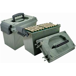 MTM SD-100-12-09 Shotshell Dry Box, 100 Round, 12 Gauge up to 3.5", USA Made, Wild Camo