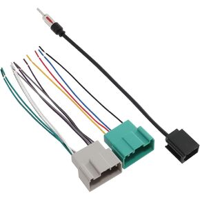 RED WOLF Radio Wiring Harness w/Antenna Adapter Compatible with Volvo S40 S60 S80 V70 v40 XC70 1998-2006 Stereo Wire Harness Connector Adaptor No Premium Factory Amp