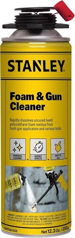 STANLEY Spray Foam Dispensing Gun Cleaner -1x12.3 oz, Uncured Expanding Polyurethane Foam Dissolver, 1 Pack in Kuwait