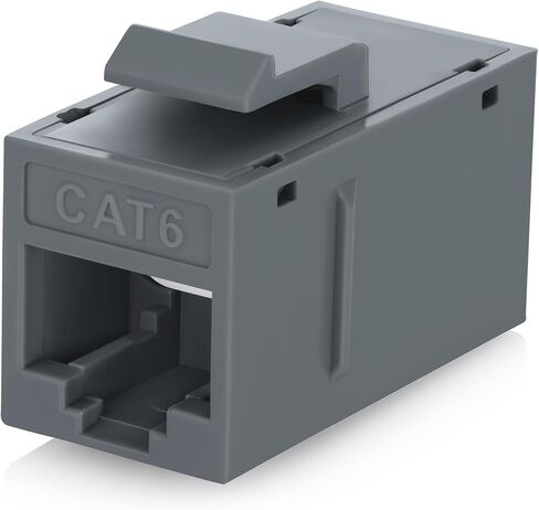 مقرنة حجر الزاوية Everest RJ45 CAT6 باللون الأبيض (24 حزمة) - مقرنة RJ45، مقرنة إيثرنت، مقرنة Cat6، مقرنة إيثرنت كيستون، مقرنة Cat 6، مقابس Cat6 Keystone، مقبس Cat 6 Keystone، مقرنة RJ45 Keystone in Saudi Arabia