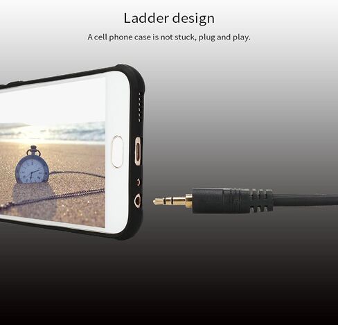 1/8 TRS to Dual 1/4 Audio Cable, 3.5mm TRS to 6.35mm Dual 1/4 TS Mono Y Splitter Audio Cable Adapter for SMA rtphone, Computer, Mixer, Amplifier Speaker, Home Stereo System (5FT) in Saudi Arabia